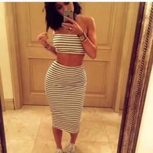 TWO PIECE STRIPE OUTFIT