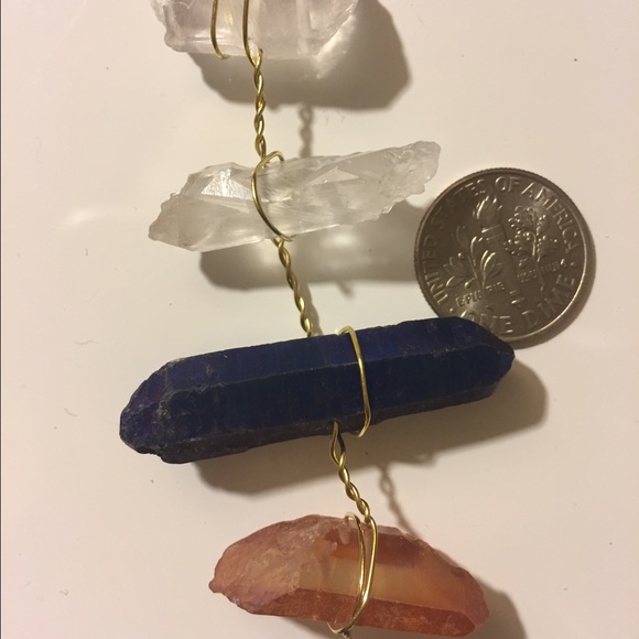 🌸🌸HOLD🌸🌸 Rock Ladder Natural Stone Necklace - Picture 3 of 3