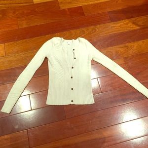 Cream cardigan