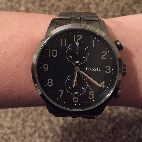 Fossil Accessories - Fossil Townsman Gunmetal and Navy Watch