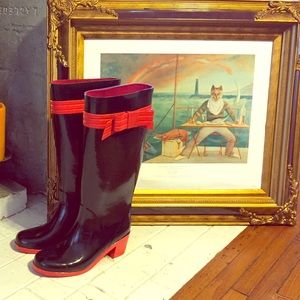 Kate Spade Bow Rain Boots