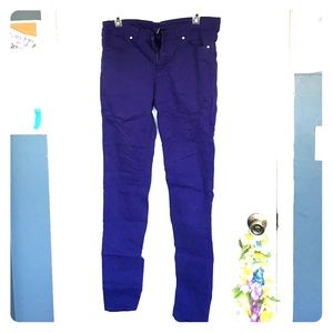 H&M purple jeans size 12