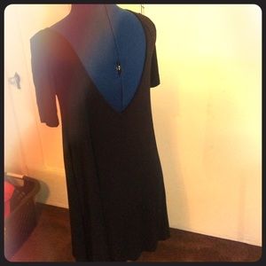 Low cut back dress