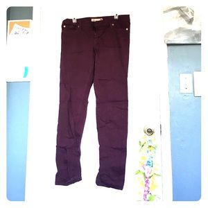 GJG purple skinny jeans size 13