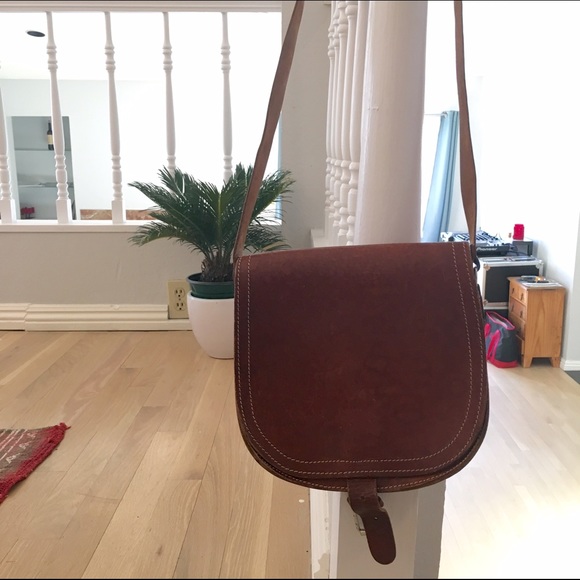 Leather Messenger Bag