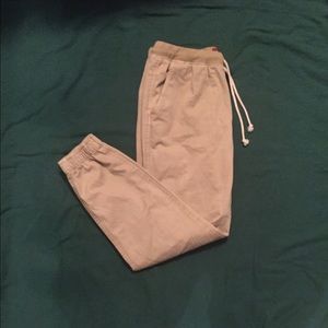 Khaki joggers