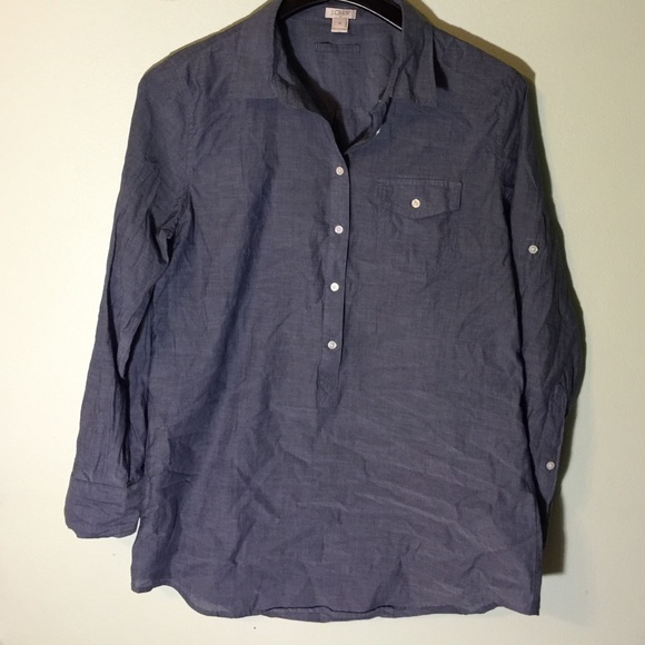 J. Crew Chambray Tunic