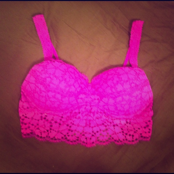 Fuchsia PINK Push-up Bralette