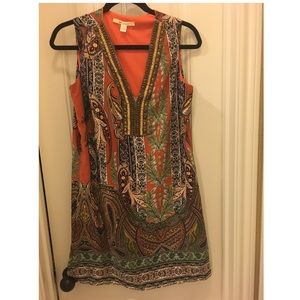 Paisley embellished dress