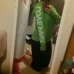 Green Victoria's Secret PINK sweatshirt