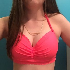 Victoria's Secret coral bikini top
