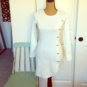 NWOT White long sleeve dress