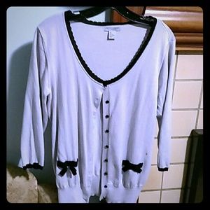 H&M Grey cardigan size L Like New