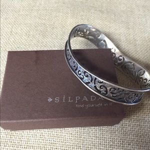 Sterling wavy bracelet