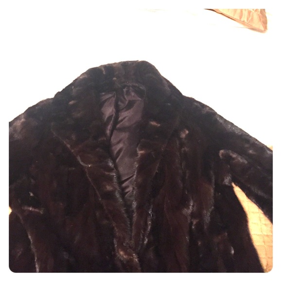 Vintage Brown Mink Coat