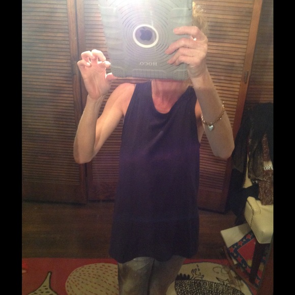 OAK NYC twist back tank in NAVY !h sale - Picture 2 of 3