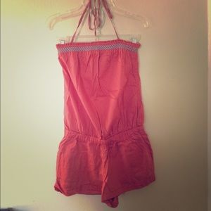 Halter-top romper