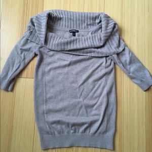 Convertible neck Express sweater