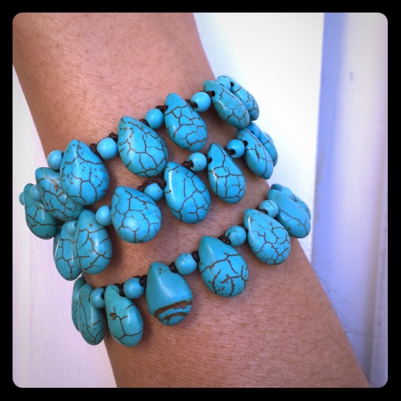⚡️BOGO SALE⚡️Handmade Turquoise Resin bracelets⚡️