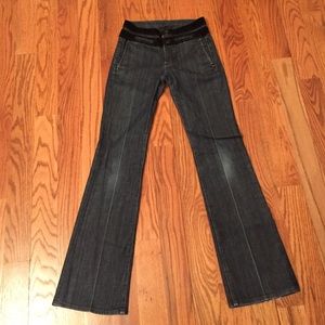 Size 25 7 for all mankind trouser jeans