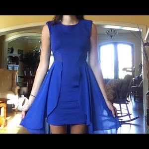 Bright Blue Flawless Bebe Dress