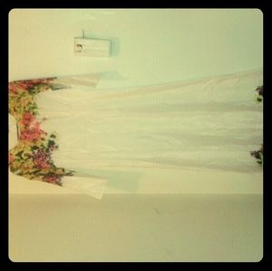 3/4 sleeve long dress