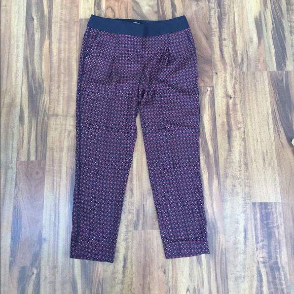 Loft patterned dress pants sz. 4 petite