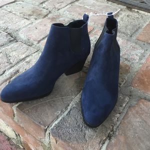 Blue booties