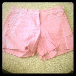 Light pink J Crew shorts
