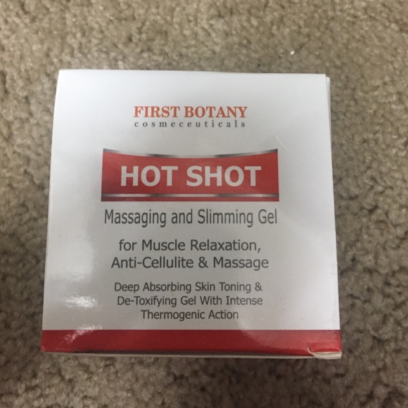 Hot shot massaging and slimming gel anti cellulite