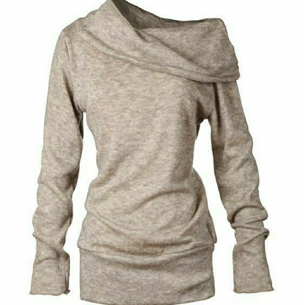 Light brown long sleeve top/tunic