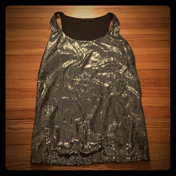 Sequined tank