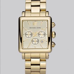 Michael Kors Rectangle Chronograph Watch