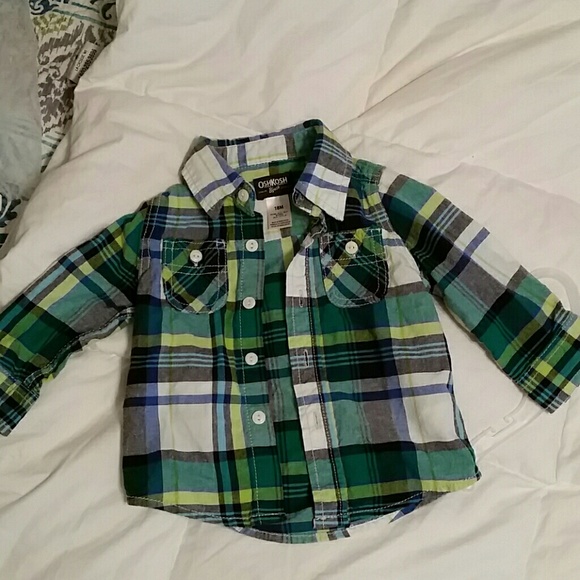 Boy Osh gosh B' gosh  checkered button down - Picture 1 of 1