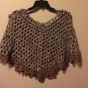 Crochet poncho