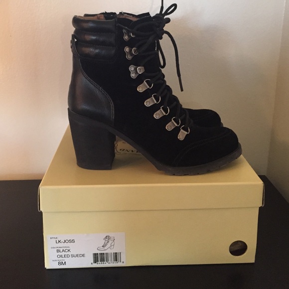 Lucky Brand "Joss" boot. Black. Size 8