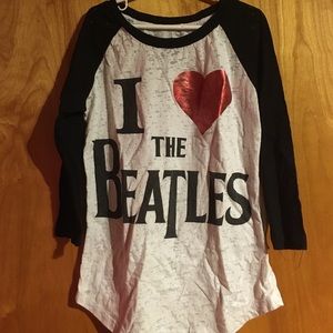Beatles 3/4 sleeve shirt