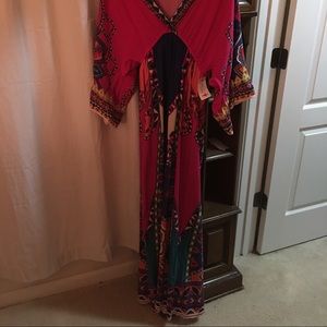 Flying Tomatoes dress with kimono style sleeves...