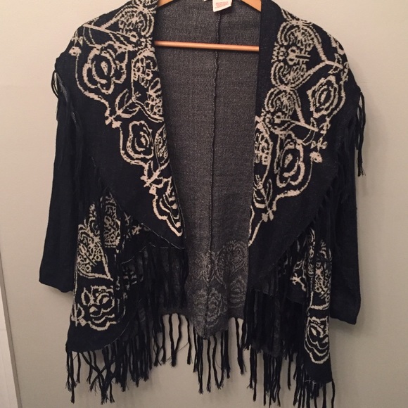 Tobi flying tomato cardigan sweater