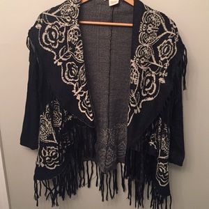 Tobi flying tomato cardigan sweater