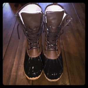 Duck boots!
