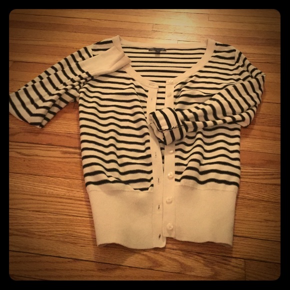 Striped cardigan