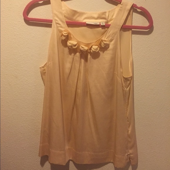 Beige Halogen Silk Blouse