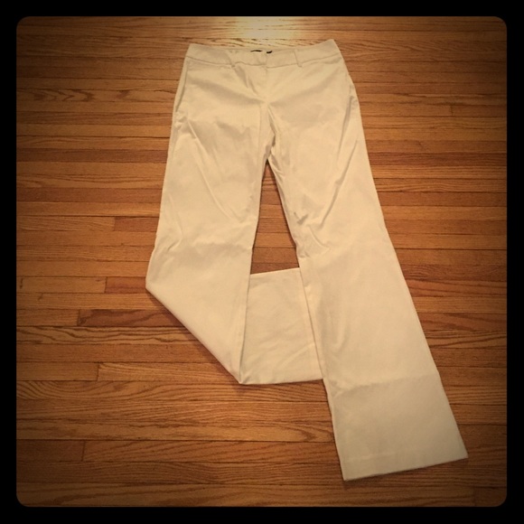 White long length  pants
