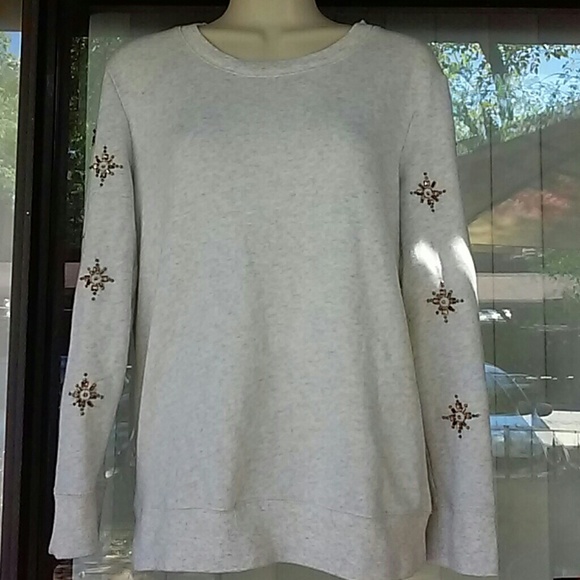 Halogen Tops - Halogen stunning sweatshirt light gray
