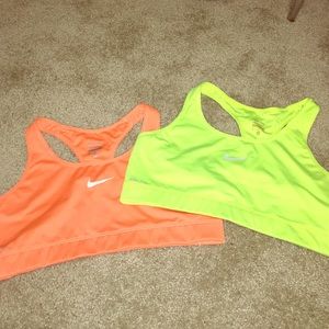Neon Nike Sports Bra Bundle