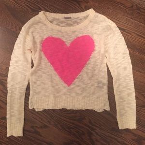 Charlotte Russe Heart Sweater