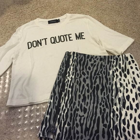 Minkpink skirt set size small
