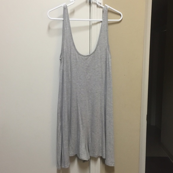 gray romper