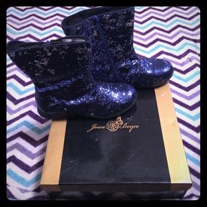 Brand New Joan Boyce Sequin Boots